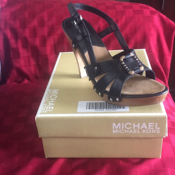 Michael Kors Shoes - Michael Kors Black strappy heels